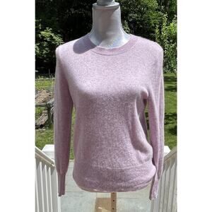 J. Crew Pullover Sweater Lilac Purple The Good Cashmere Standard Soft Sz Small